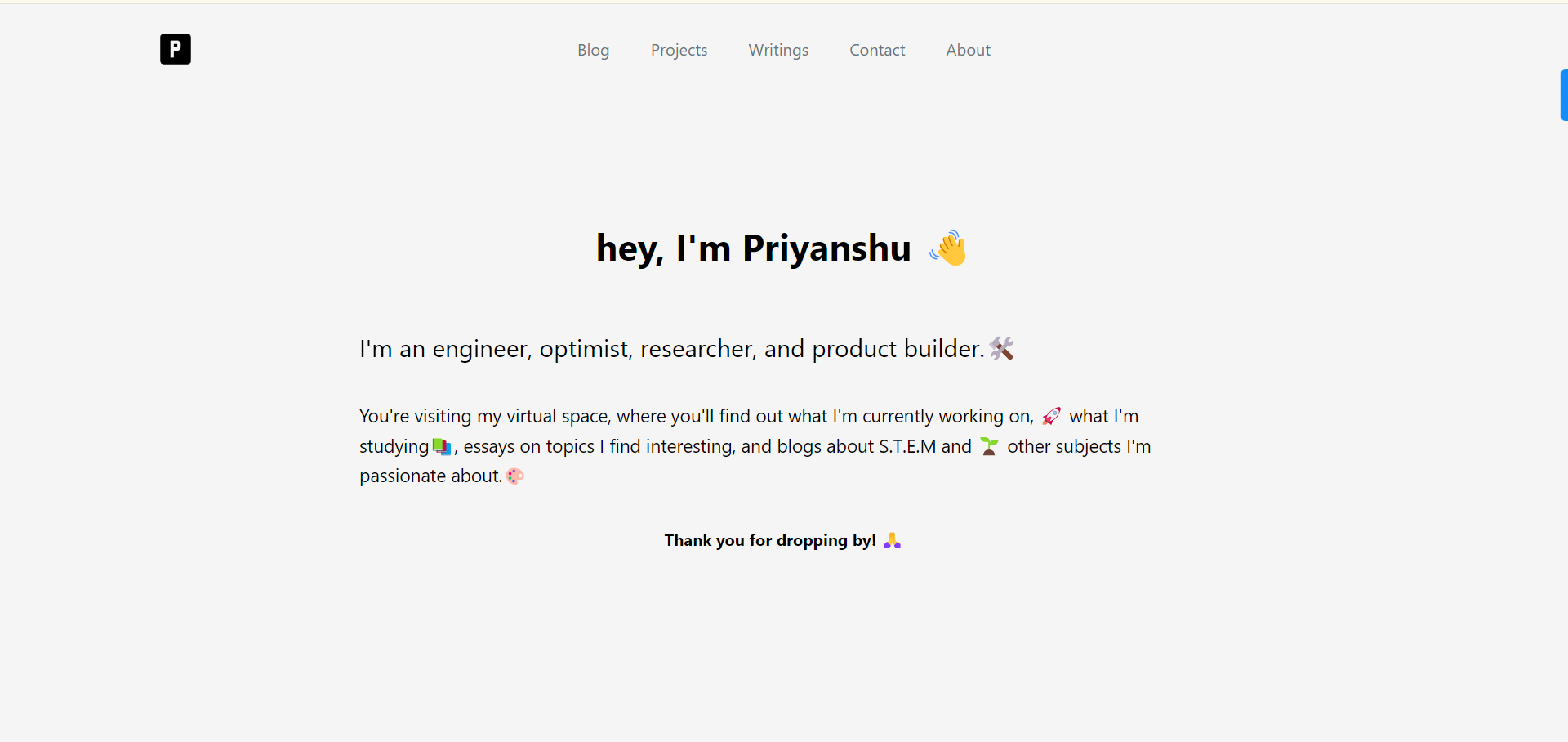 PYLHR - Priyanshu's Portfolio